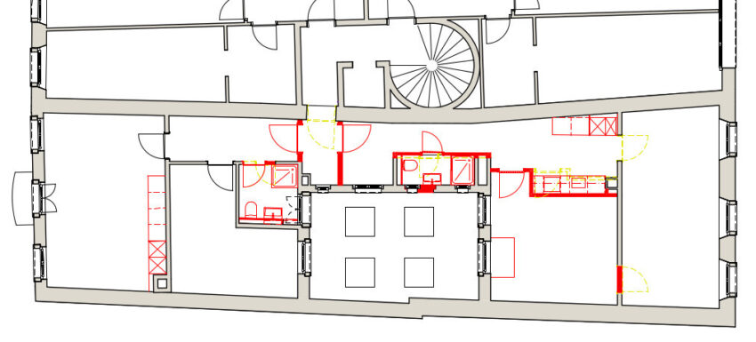 Umbau Arztpraxis in zwei Wohnungen