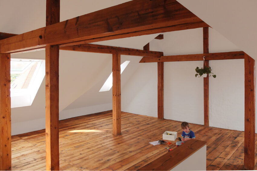 Maisonettewohnung im Mansardendach